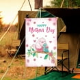 thumbnail image 6 of Oioii Mother's Day Fashion Pattern Garden Flag, Durable Fabric Outdoor Yard Banner for Garden Lawn Patio Party Decor, Mother's Day Gift, Mother's Day Ornament, J, 6 of 6