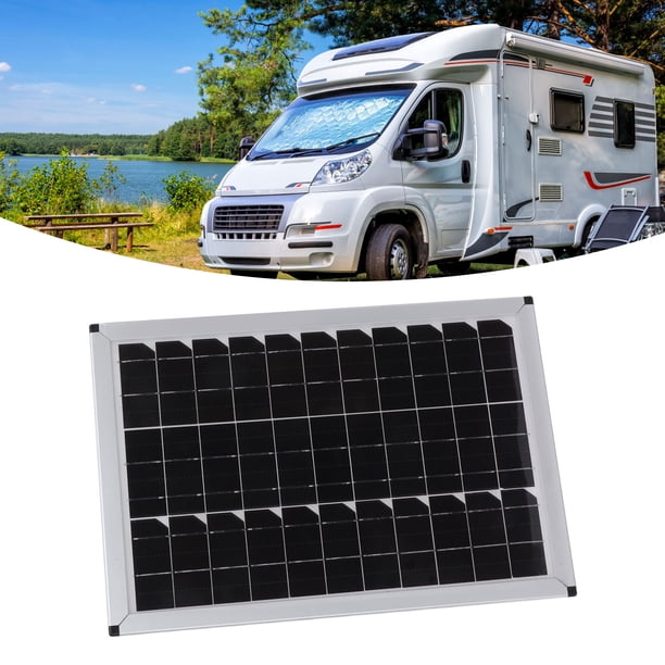 Panel Solar De 100W 18V, Fuerte Aplicabilidad Alta Estabilidad Salida Estable Panel Solar Portátil Monocristalino De 100W 18V Para Agricultura Al Aire Libre Para Barcos