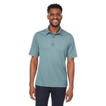 North End NE102 Men's Replay Recycled Pique Polo-OPAL BLUE-XL