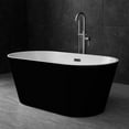 thumbnail image 3 of WOODBRIDGE 59" Freestanding Bathtub Contemporary Soaking Tub BTA1814, 3 of 6