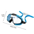 thumbnail image 3 of Anti-Fog Swimming Goggles, HD Wide View Mask Design, Adjustable Silicone Strap, UV Protection, Leakproof Comfort Fit for Adults Kids Pool Training, 3 of 9
