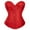 Red, variant on Women's Vintage Gothic Floral Lace-Up Corset Bustier Tube, Slim-Fit Jacquard Slimming Booty Enhancer Exquisite Body-Shaping Vest Pink XS