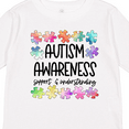 thumbnail image 4 of Inktastic Autism Awareness Support and Understanding Puzzle Pieces Boys or Girls Long Sleeve Toddler T-Shirt, 4 of 5