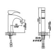thumbnail image 2 of Dawn AB77-1586C Single-Lever Handle Solid Brass Lavatory Faucet in Chrome, 2 of 3