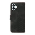 thumbnail image 3 of Wallet Case for iPhone 16 Case Premium Pattern PU Leather Flip Purse Cover with Card Holder Magnetic Closure Shockproof Protective Phone Case with Wrist Strap & Flip Kickstand, Black, 3 of 10