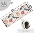 thumbnail image 5 of Yayeee Runner Rug for Bedroom 2'x6' Machine Washable Hallway Non Slip Mat, Beige Christmas Candy Canes, 5 of 8