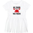 thumbnail image 3 of Inktastic My Cousin Loves Me Boys Girls Baby Dress, 3 of 5