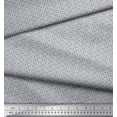 thumbnail image 2 of Soimoi Poly Georgette Fabric Geometric Small Print Sewing Fabric Yard 52 Inch Wide, 2 of 3