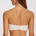 thumbnail image 2 of MELENECA Strapless Bra Minimizer with Underwire for Women Soft Pink 32DD, 2 of 4