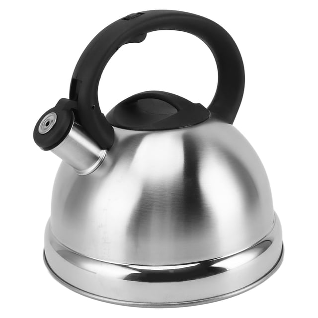 Tetera silbante Nikou de acero inoxidable para cocina de inducción y estufa de gas