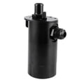 thumbnail image 3 of 500ML Oil Catch Can Aluminum Alloy AN10 5/8 Port Reservoir Tank Universal Car Parts, 3 of 5