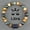 Libra, variant on 1pc Bohemian Zodiac Sign Bracelet - Stretch Stone Beaded Friendship Bangles with, Virgo, Leo, Libra Symbols - Colorful Marbled Pattern - Ideal Gift for Men and Women,Aquarius