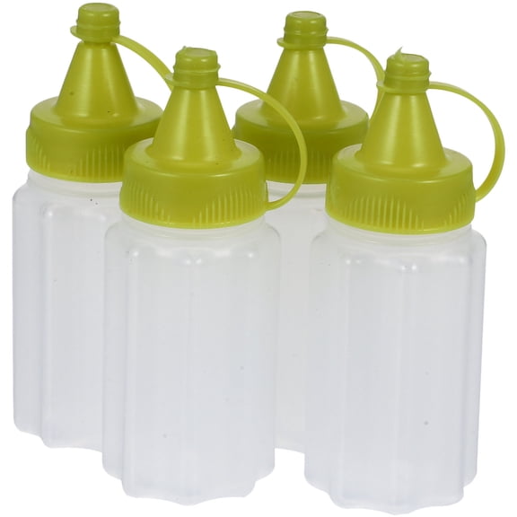 HAMPPLIES Salad Dressing Squeeze Bottle Ketchup Dispenser Green PP