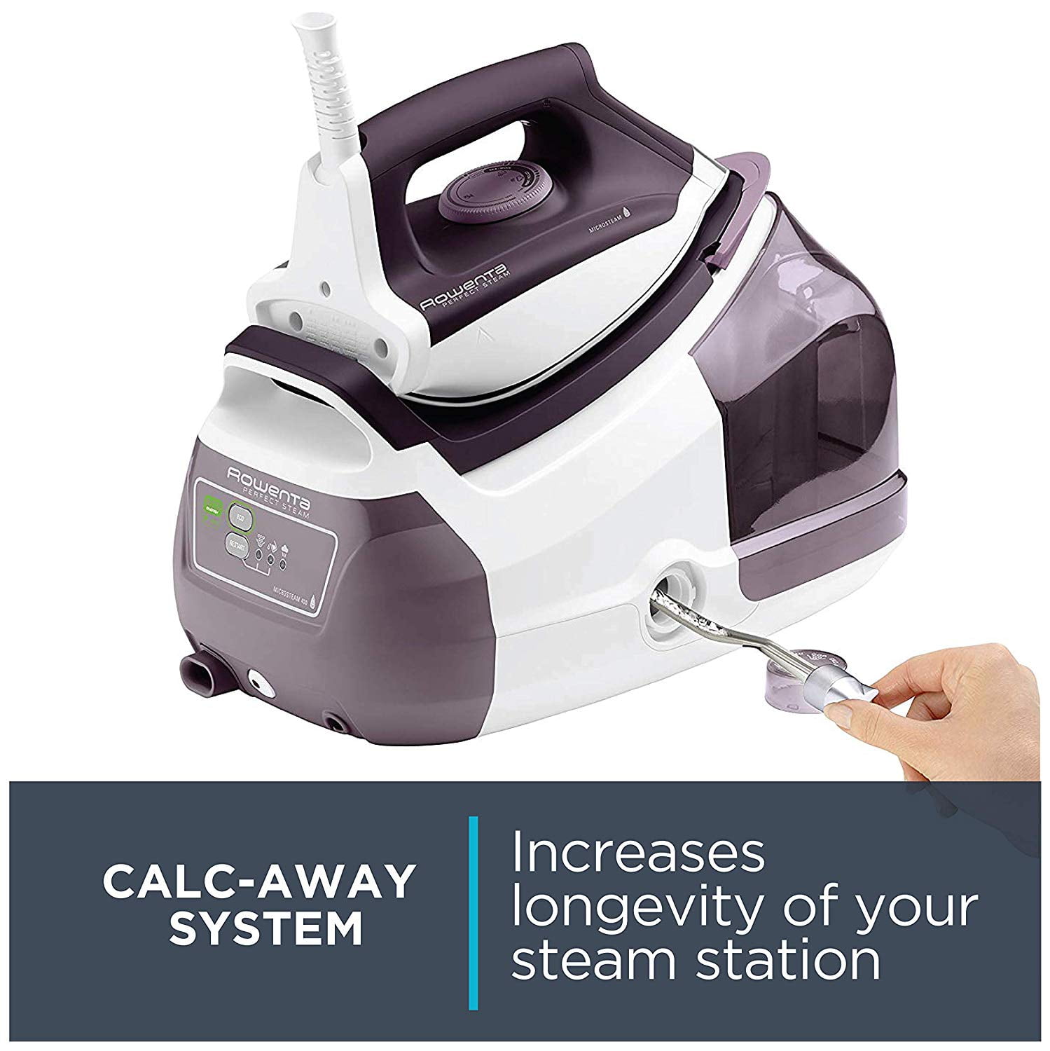 rowenta purple steam iron
