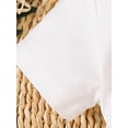 thumbnail image 5 of Bagilaanoe Newborn Baby Girl Boy Summer Rompers Cartoon Letter Print Short Sleeve Bodysuits 3M 6M 9M 12M Infant Casual One Piece Short Jumpsuit, 5 of 7