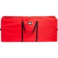 thumbnail image 3 of Christmas Tree Storage Bag Large Fits up to 9 ft Tree with Dual Zippers and Handles - Red, 3 of 9