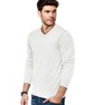 thumbnail image 3 of COOFANDY Mens Dress V Neck Sweater Lightweight Knitted Fitted Business Jumper, 3 of 10