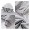 thumbnail image 4 of Sudadera Gris Y Negra Hoodie Para Hombre Mujer Casual Moda, 4 of 6