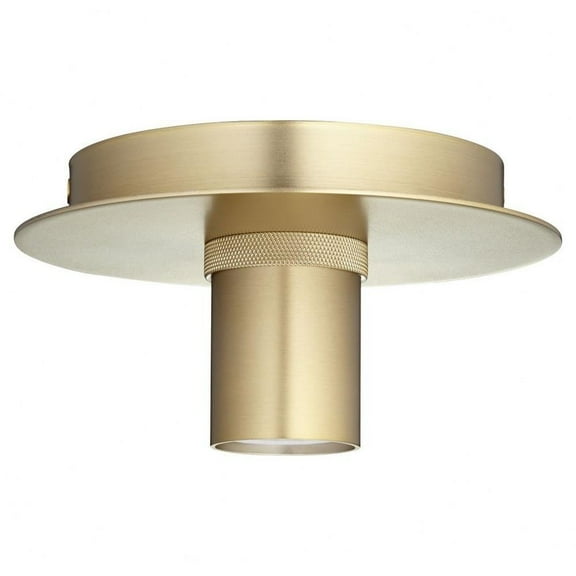 Foreknowe 1 Light Flush Mount in Matches Any Style 5.88 inches Wide By 3 inches High-Aged Brass Finish Bailey Street Home 183-Bel-3383073