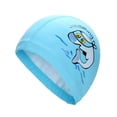 thumbnail image 1 of HEVIRGO Bonnet de Bain Imperméable pour Enfants Dauphin Dessin Animé Protection des Oreilles, 1 of 10