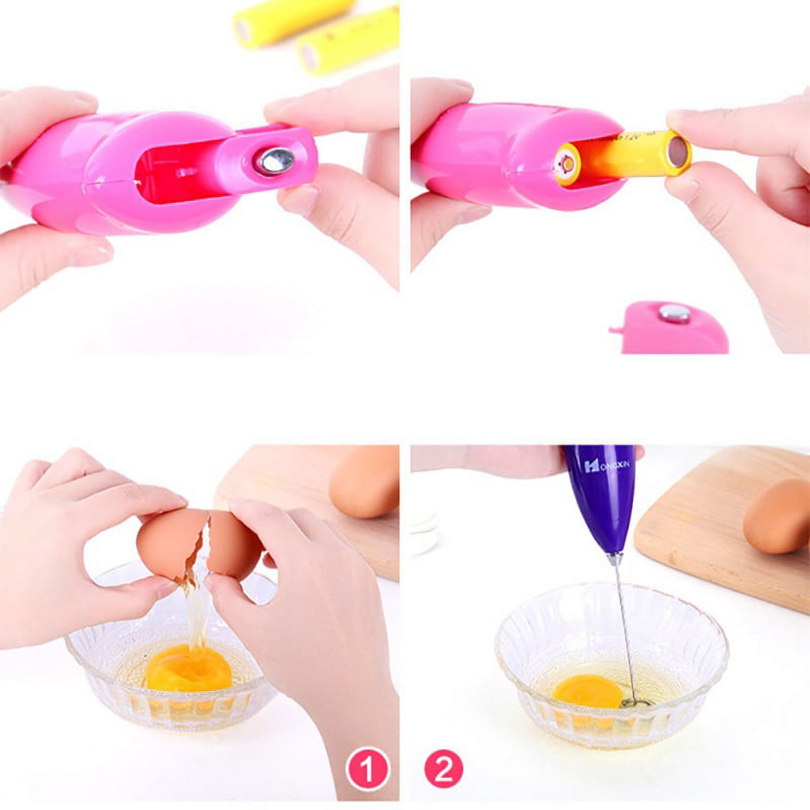 Electric Egg Beater Milk Drink Coffee Whisk Mixer Foamer Mini Handle  Stirrer Practical Cooking Tool Kitchen Mini Whisk