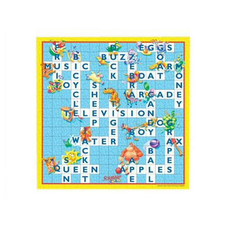 Scrabble Junior Board Game Hasbro Milton Bradley Game Ages 5 & Up 2-4  Players.