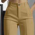 thumbnail image 5 of Bloomae Womens Wide Leg Dress Pants 2026 Business Casual Flowy Work Office Palazzo Pants High Waisted Slacks Trousers with Pockets, 5 of 8