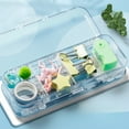 thumbnail image 4 of Inerposs Transparent Pencil Case, Double Layer Storage Box, Removable Dividers, Multi-Compartment Organizer, Ideal for Stationery and Craft Supplies, 4 of 6