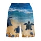 thumbnail image 2 of Pantalones Cortos Atléticos de Impresión de Llama de los Organismos Marinos Del Océano, Pantalones Cortos Casuales de Playa para Hombres, 2 of 5