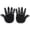 Black-WLL-40x35cm, variant on Foam Cheering Hand, Lightweight Party Prop For Games And Events, Holiday Home Accent,Purple-40X35Cm