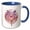 Blue/White, variant on 3drose, Spring Fairy Moon, 11oz Magic Transforming Mug