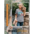 thumbnail image 4 of SLADYGLO Women Letters Print Crew Neck Short Sleeve T-Shirt, 4 of 7