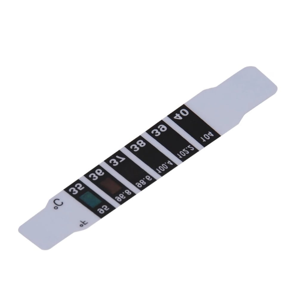 Dosaele 10Pcs Baby Kids Forehead Strip Head Thermometer Fever Body