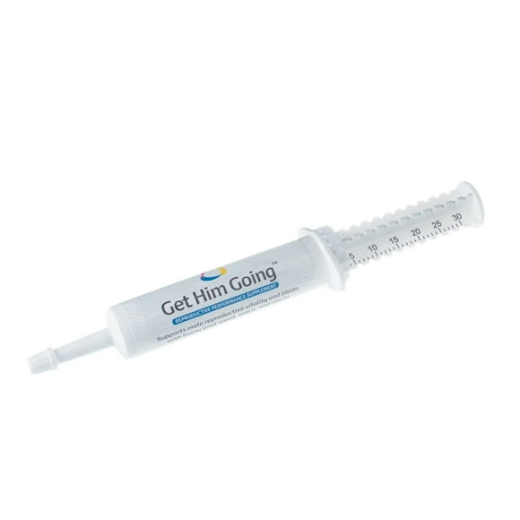 Boost Your Pet's Reproductive Performance with Breeder's Edge Get Him Going Supplement - 30 ml for Dogs and Cats.
