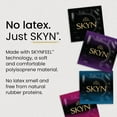 thumbnail image 2 of Skyn Selection Lubricated Non-Latex Condoms Variety Pack 24 ea, 2 of 6