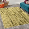 thumbnail image 2 of Rustic Decorative Rug, Wall Wooden Texture Background and Antique Timber Furniture Print, Quality Carpet for Bedroom Dorm and Living Room, 6 Sizes, Earth Yellow, by Ambesonne, 2 of 4