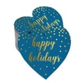 thumbnail image 1 of Inkdotpot Happy Holiday Bottle Tag Real Gold Foil Favor Hang Tags Pack Of 50, 1 of 6