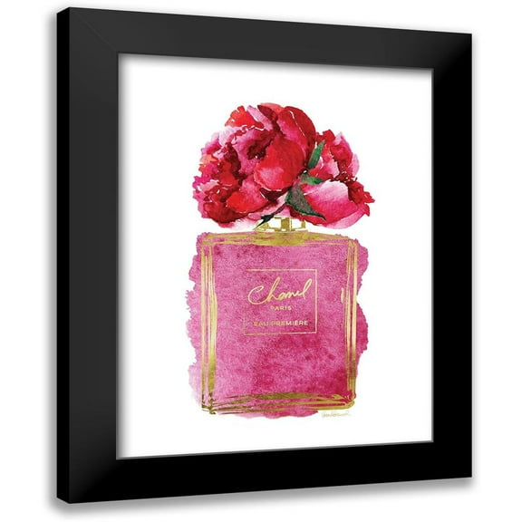 Greenwood, Amanda 12x14 Black Modern Framed Museum Art Print Titled - Perfume Bottle Bouquet I