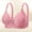 Pink, variant on Amidoa Large Bust Womens Bras Beige Push-up Wire-Free Solid Full-Figure Bra Brasieres for Womens L（42/95C）