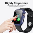 thumbnail image 4 of [8 Pack] Screen Protector Case Compatible with Apple Watch 45mm Series 7, Full Hard PC Ultra-Thin Scratch Resistant Bumper HD Protective Watch Cover for Women Men iWatch Accessories, 4 of 5