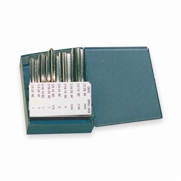 Widia Hand Tap Set,10 PC,HSS,1/4-20 to 1/2-20 16401