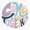 1pcs, variant on Come Together Unity Message Sticker