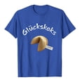 thumbnail image 4 of Levmjia Women's Graphic Round Neck T-Shirt, Funny German Text "Glückskeks" Print Tee, Casual Short Sleeve Summer Top, Soft Polyester Blend, Sizes XS-XL, 4 of 4