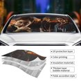 thumbnail image 5 of Windshield Sun Shade Foldable Car Front Window Sunshade For Car Suv Trucks Vans - Best Heat Shield Blocker Visor Cover Blocks Uv Rays And Keeps Your Vehicle Cool-Small, 5 of 5