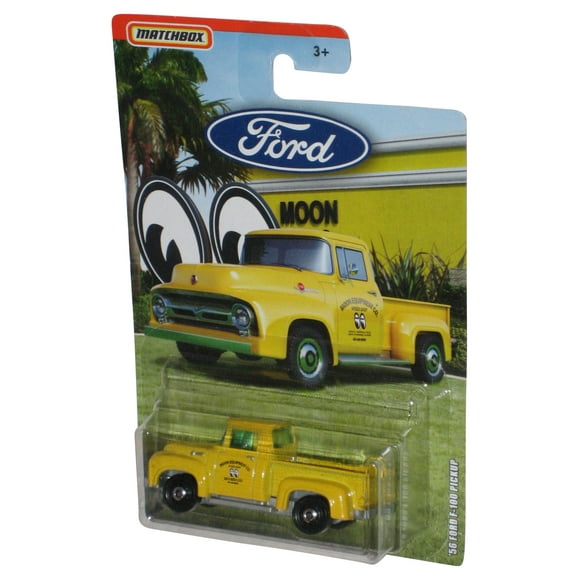 Matchbox Moon Equipment (2018) Yellow '56 Ford F-100 Pickup Truck Toy