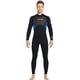 thumbnail image 1 of Soidarity Traje de buceo de 3mm, Material de nailon, buena elasticidad, traje de baño de una pieza de estilo de manga larga, traje de neopreno con ribete Deportes acuáticos Hombre Azul Oscuro S Soidarity OD020682-13, 1 of 6