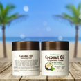 Spa Naturals Coconut Oil, 6oz Jar Moisturizing Cream with Vitamin E