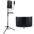 thumbnail image 1 of KFFKFF Acoustic Isolation Panel, Quintuple-Panel Configuration, Mobile Studio Microphone Sound Dampener, Comes with Pop Filter, Modifiable Floor Support & Mic Connector, Works with Blue Yeti, 1 of 9