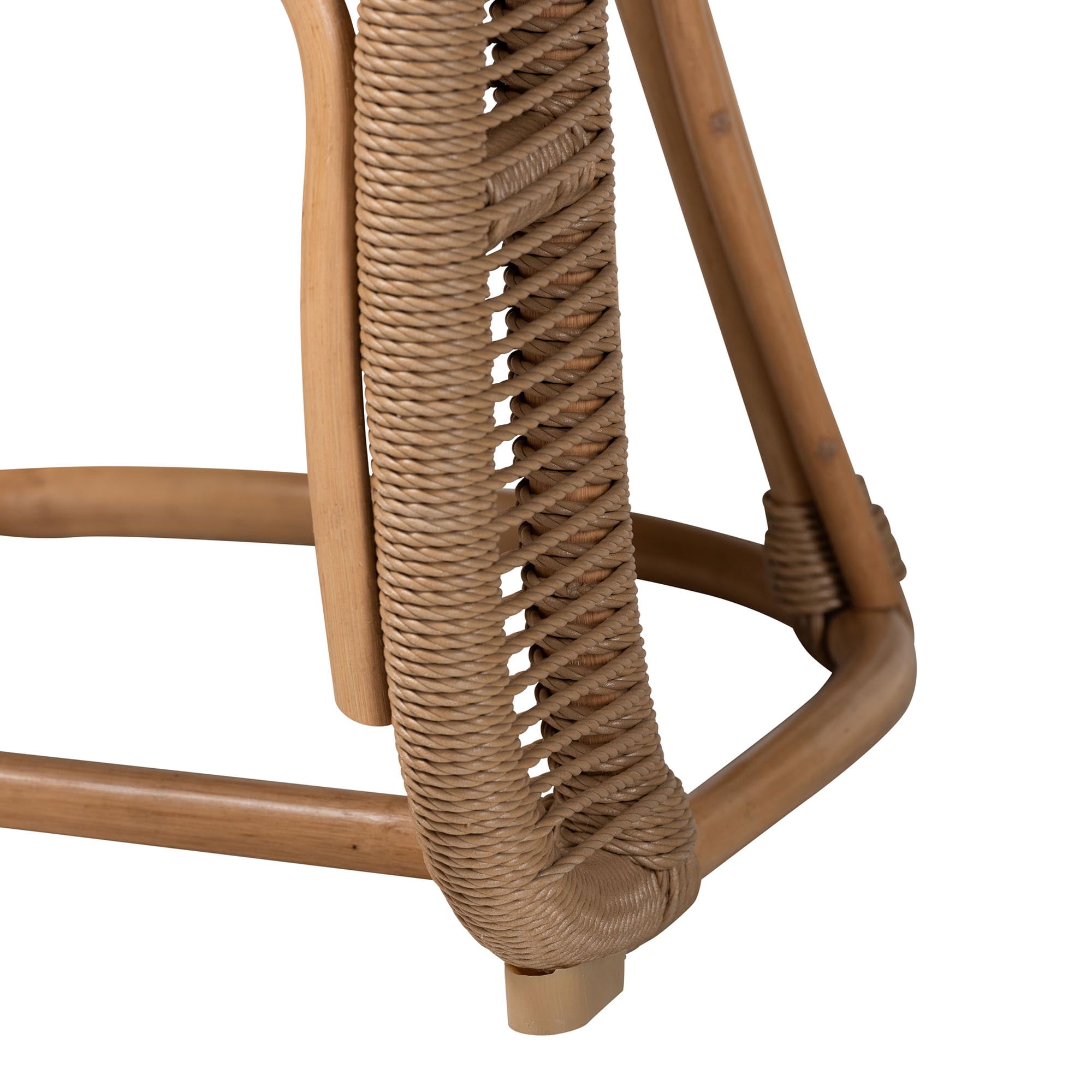 bali & pari Isra Boho Armchair, Natural Brown