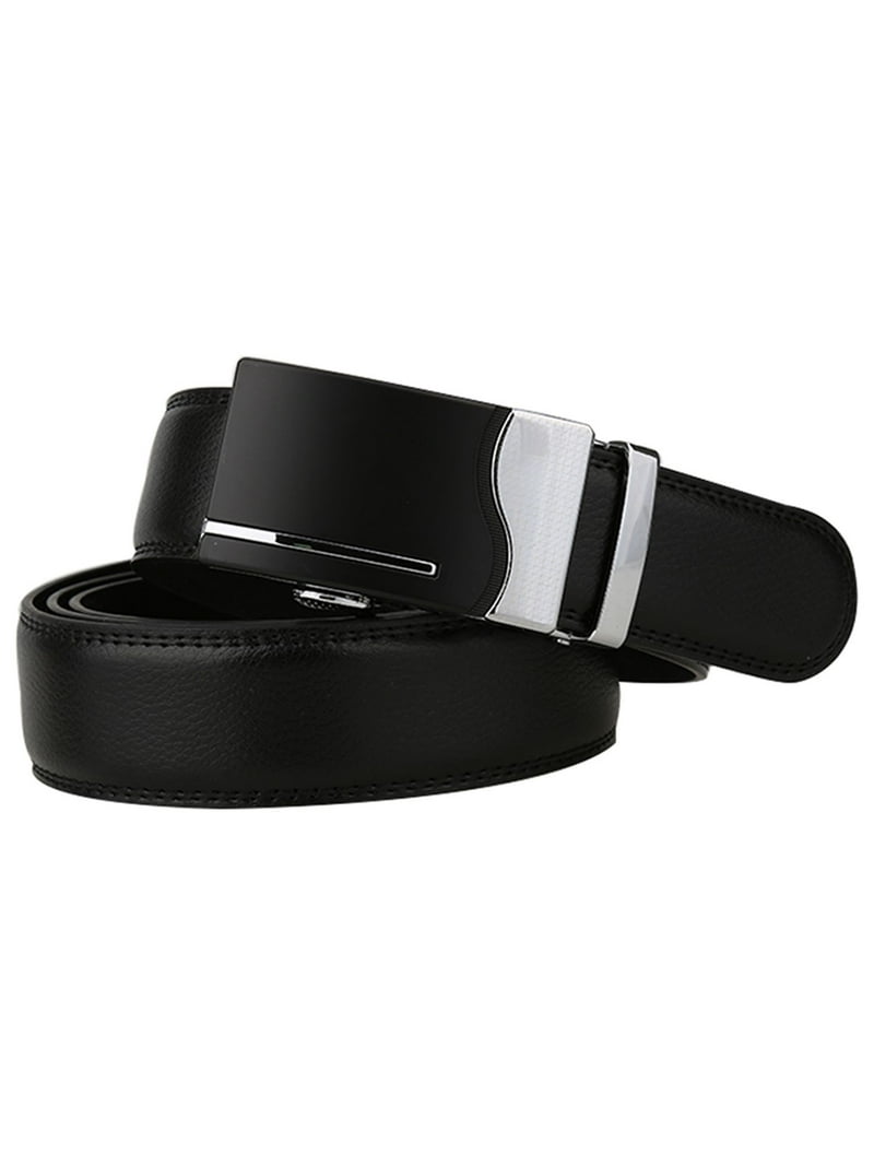 green emerald velvet dress Black Belt | Classic Leather Belt for Formal Wear main image 1